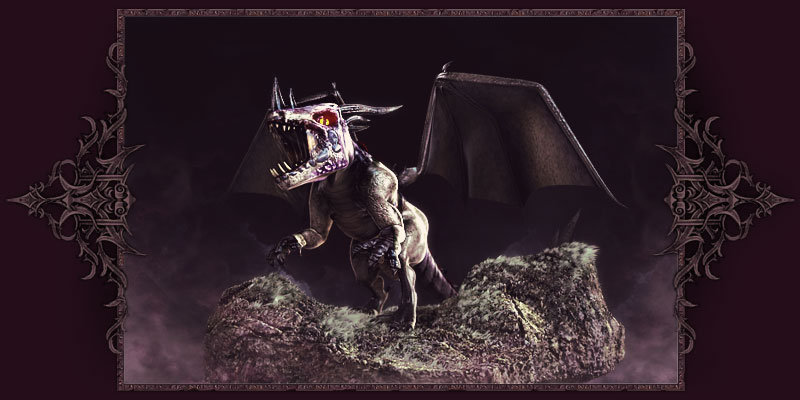 Junger Säuredrache